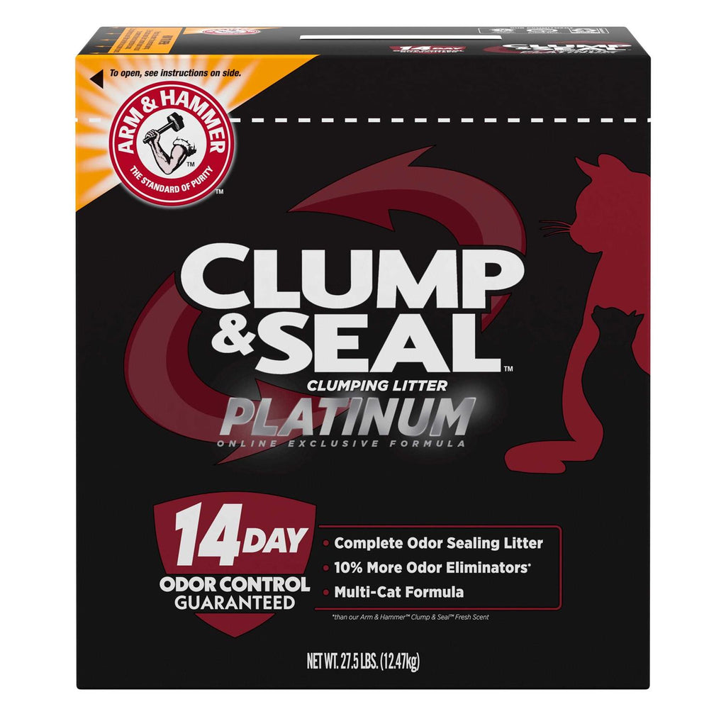 Arm &amp; Hammer Clump &amp; Seal Platinum Cat Litter - Pet Supplies online store