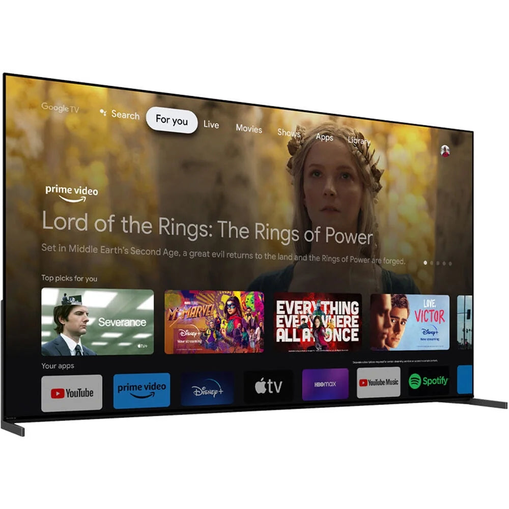 65 inch QD-OLED 4K HDR Smart TV with Google TV, Wall Mount, Surge Adapter, 2x 6FT 4K HDMI Cables F4091