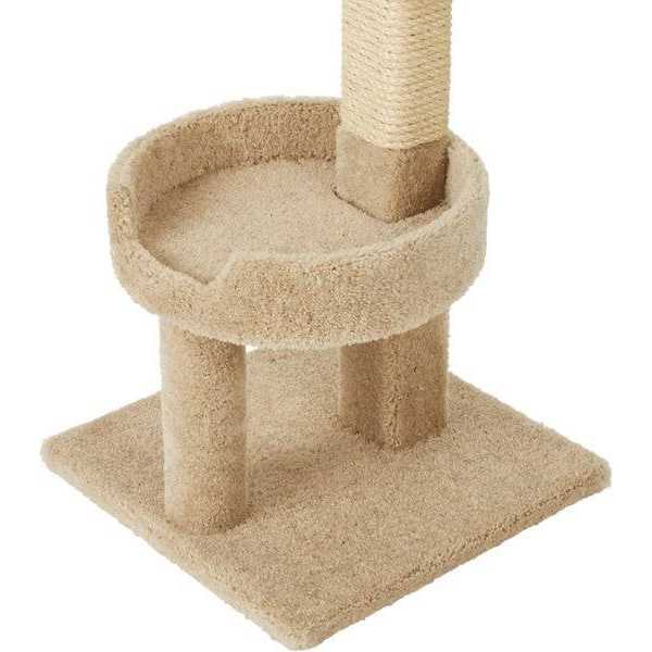 32-in Real Carpet Wooden Cat Tree U480