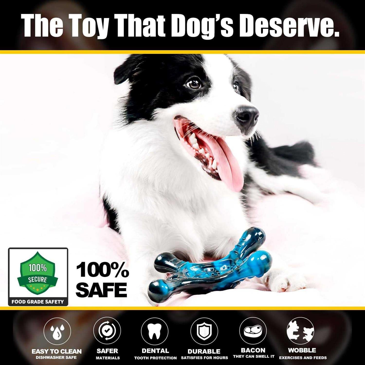 Indestructible Dog Chew Toys for Aggressive Chewers, Large Breed T392