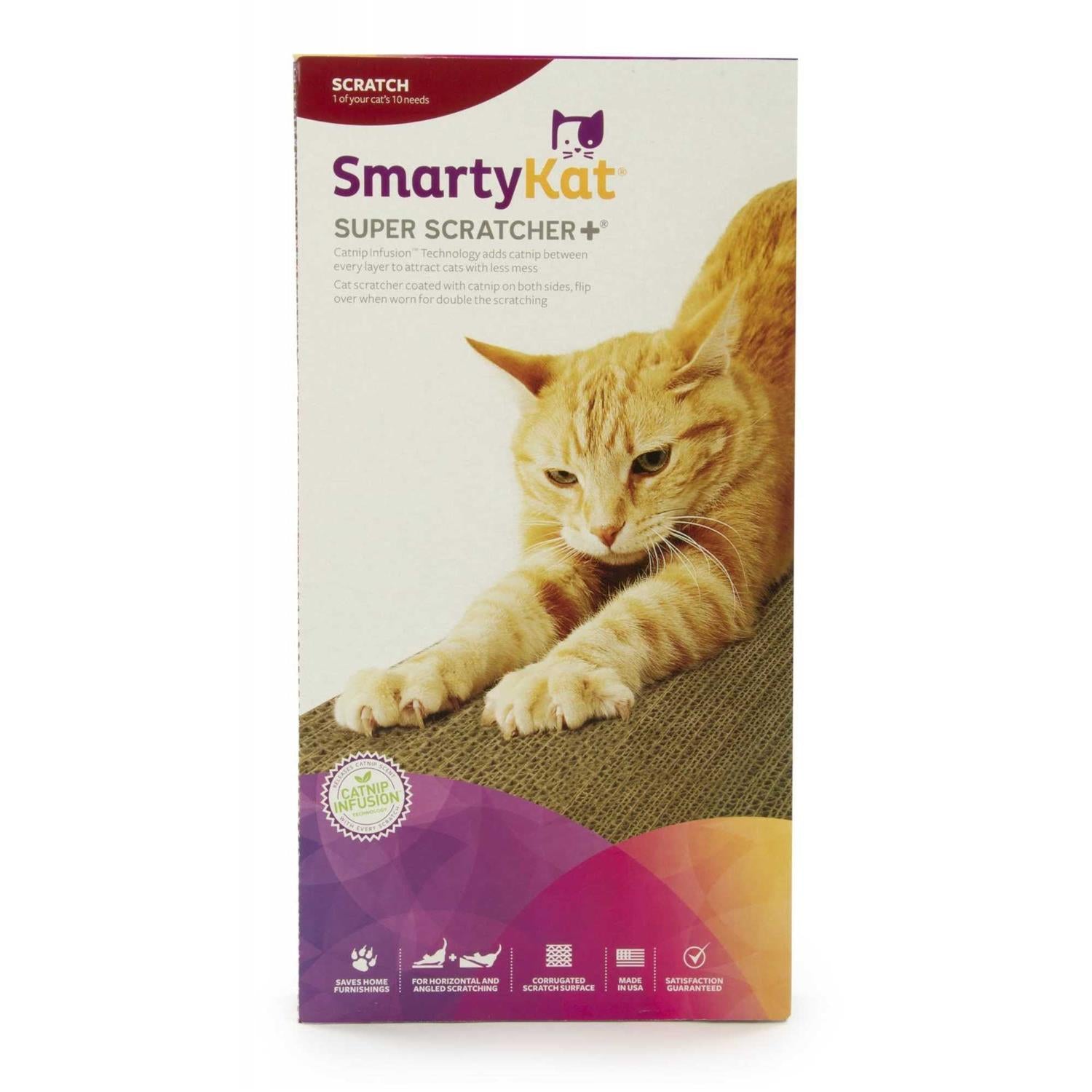 Double Wide Corrugated Cat Scratcher with Catnip V571515
