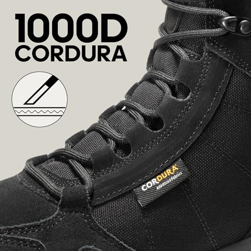 Men's Lightweight Tactical Work Boots for Hiking and Motorcycle S471808