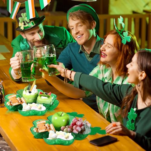 Christmas Tree Shaped Serving Tray Plastic Green Reusable Xmas Snack Platter Y735