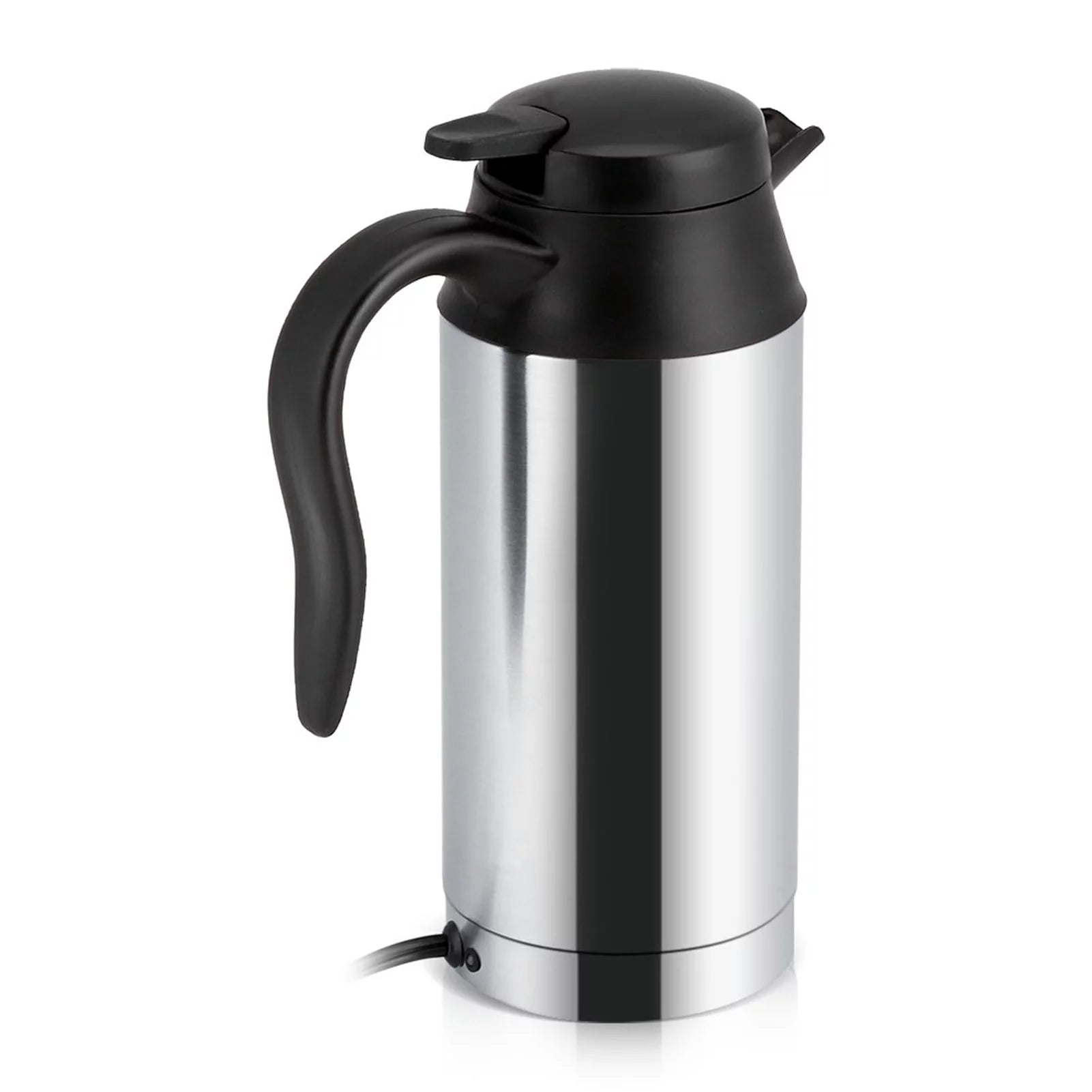 12V 750ml Stainless Steel Electric Car Kettle Heating Cup B5868