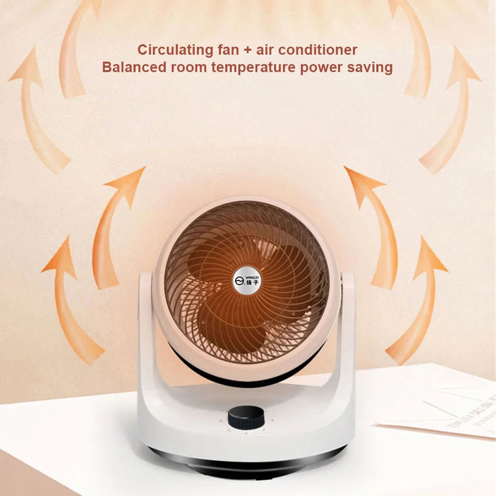 Desktop Fan Heater for Home Office Winter Warm Air Q5621
