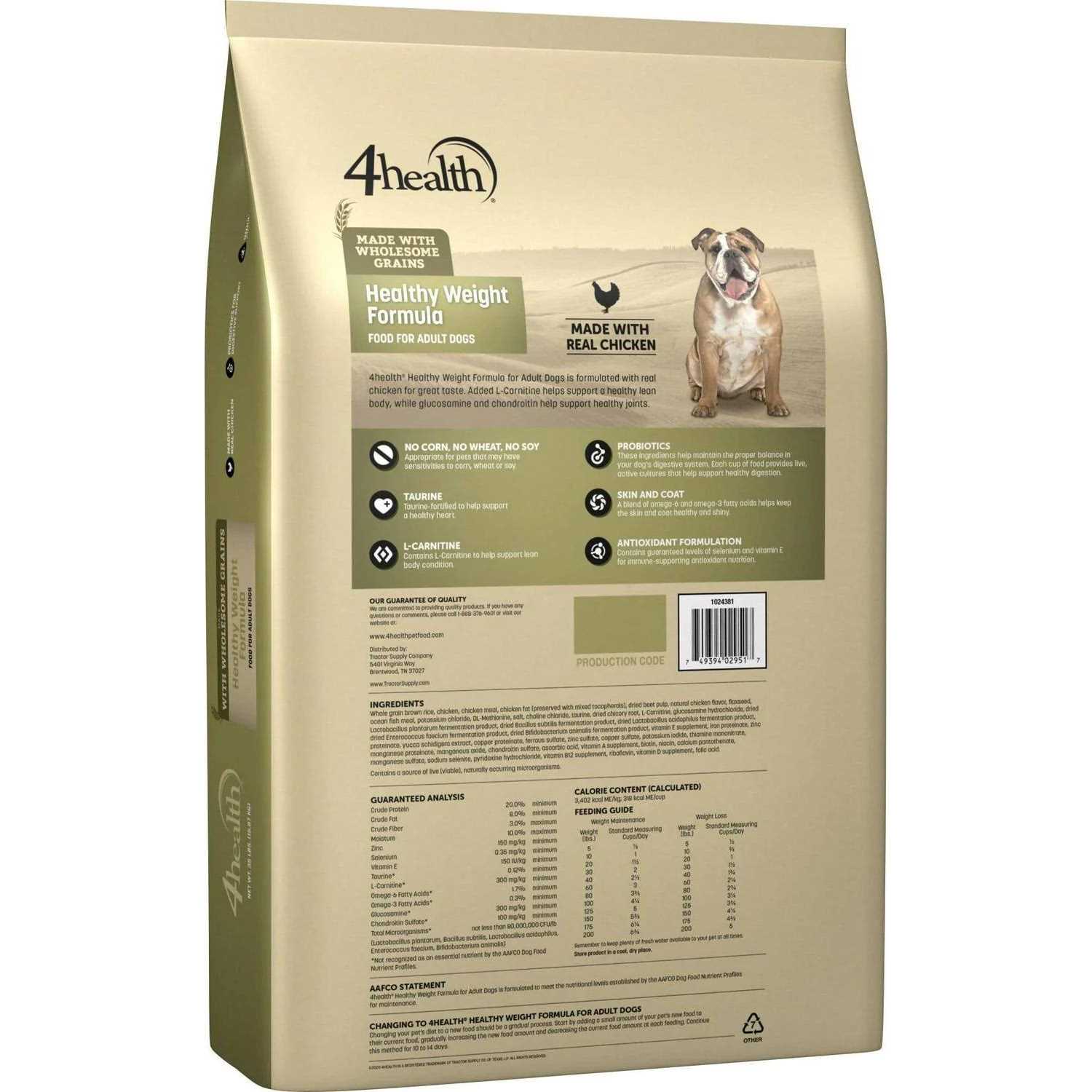 Adult Healthy Weight Chicken Formula Dry Dog Food Q395819