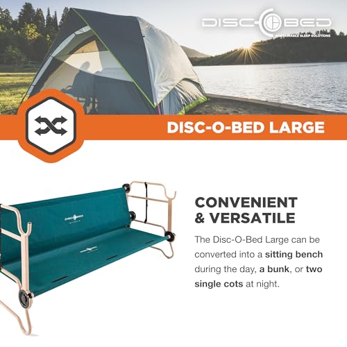 Large Camp Bed with 2 Side Organizers A5813