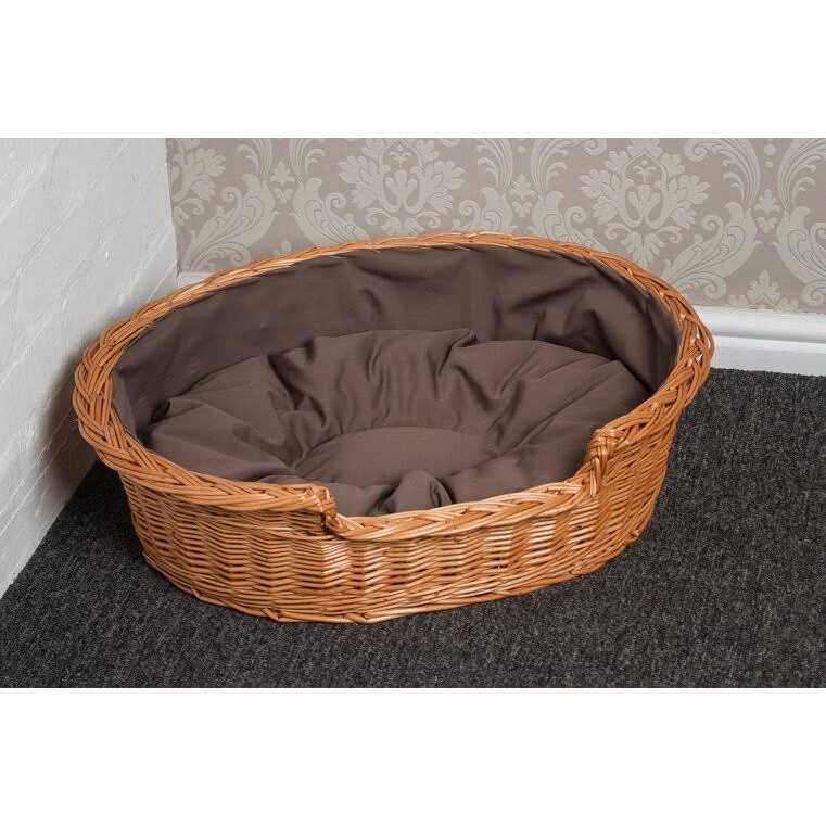 Wicker Dog Bed Basket O875