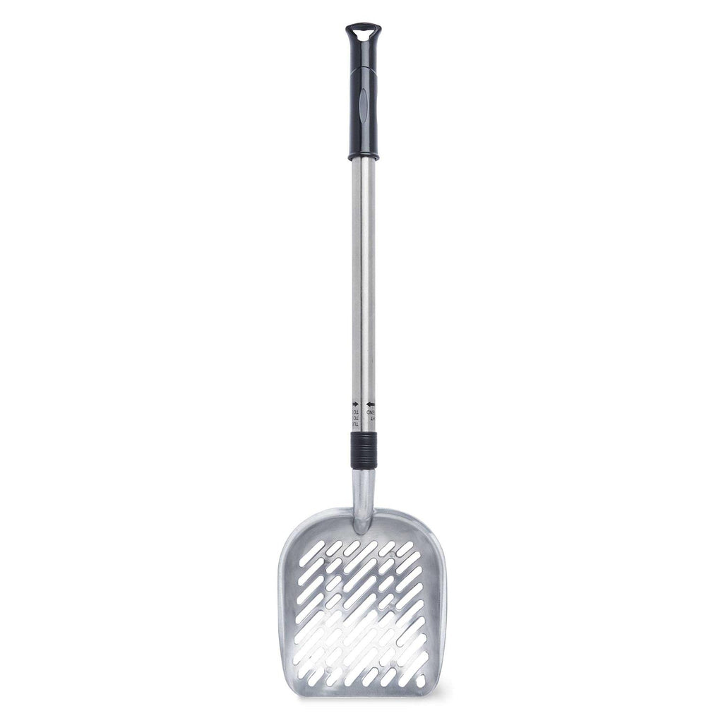 Vibrant Life Aluminum Cat Litter Scoop,Extended Long handle and Deep shovelsliver colorMetal Litter Scoop with Comfortable Grip - Pet Supplies online store