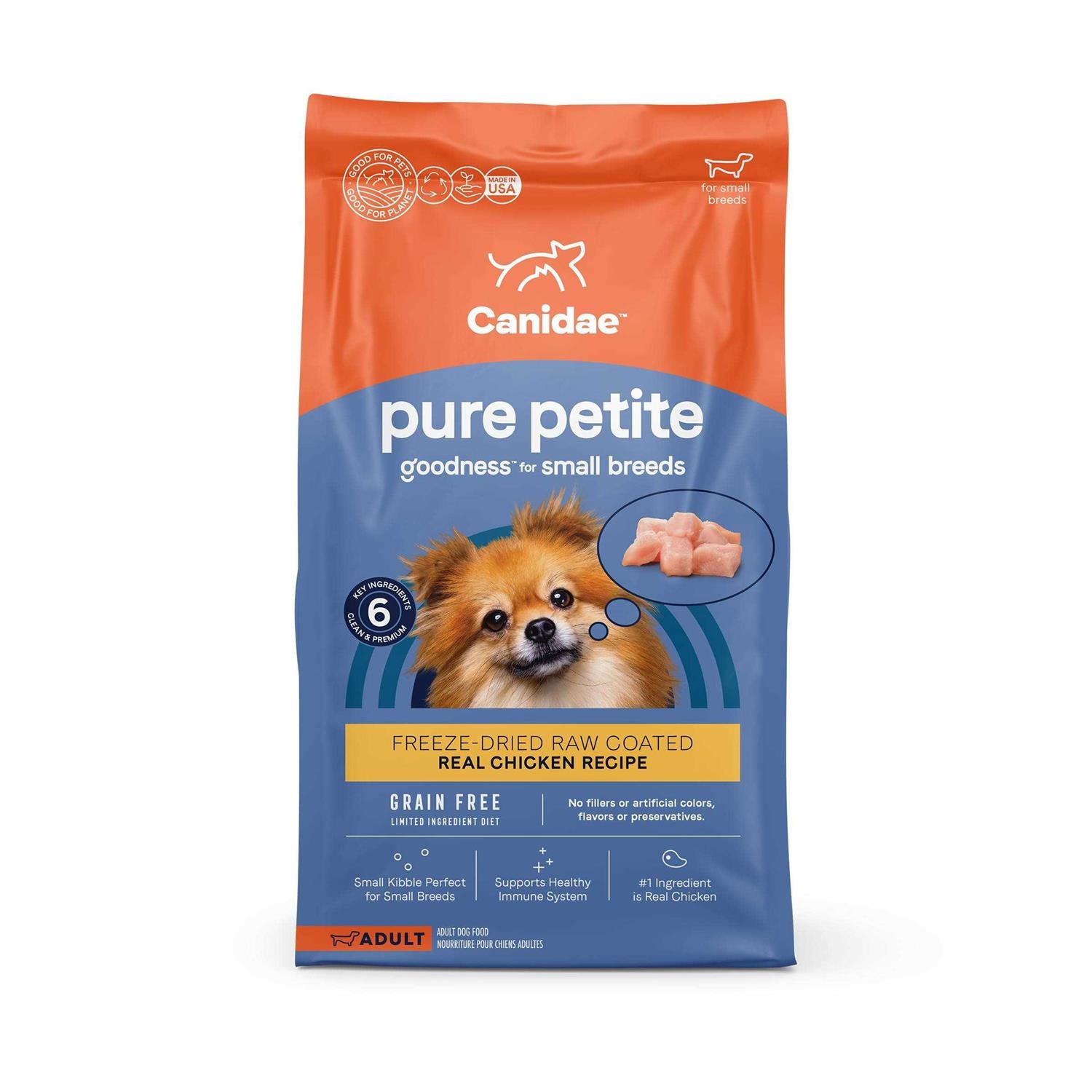 Canidae Pure Petite Adult Small Breed Grain-Free with Chicken Dry Dog Food - Pet Supplies online store