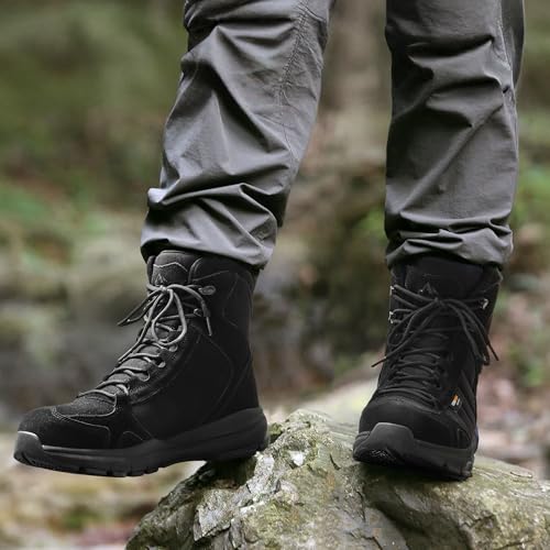 Men's Lightweight Tactical Work Boots for Hiking and Motorcycle S471808