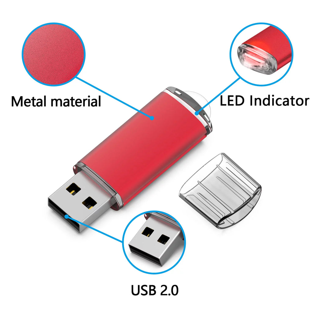 32GB USB Flash Drive 10 Pack for Data Storage C6079