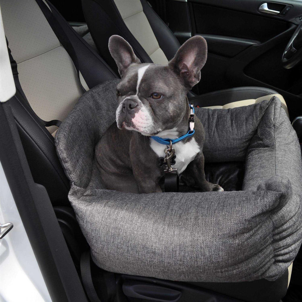 Memory Foam Dog Car Bed Gray Seat P765317