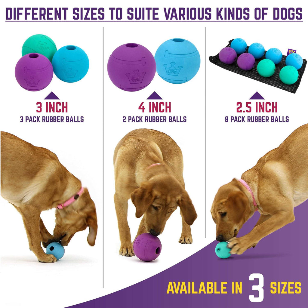 Durable Natural Rubber Fetch Balls for Dogs Z17796