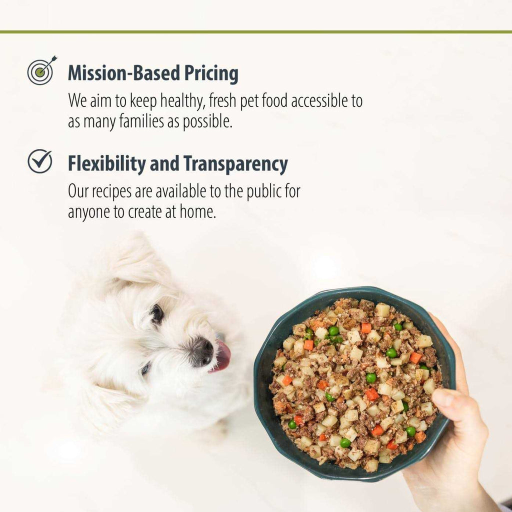 Frozen Fresh Dog Food for Liver Health W361807