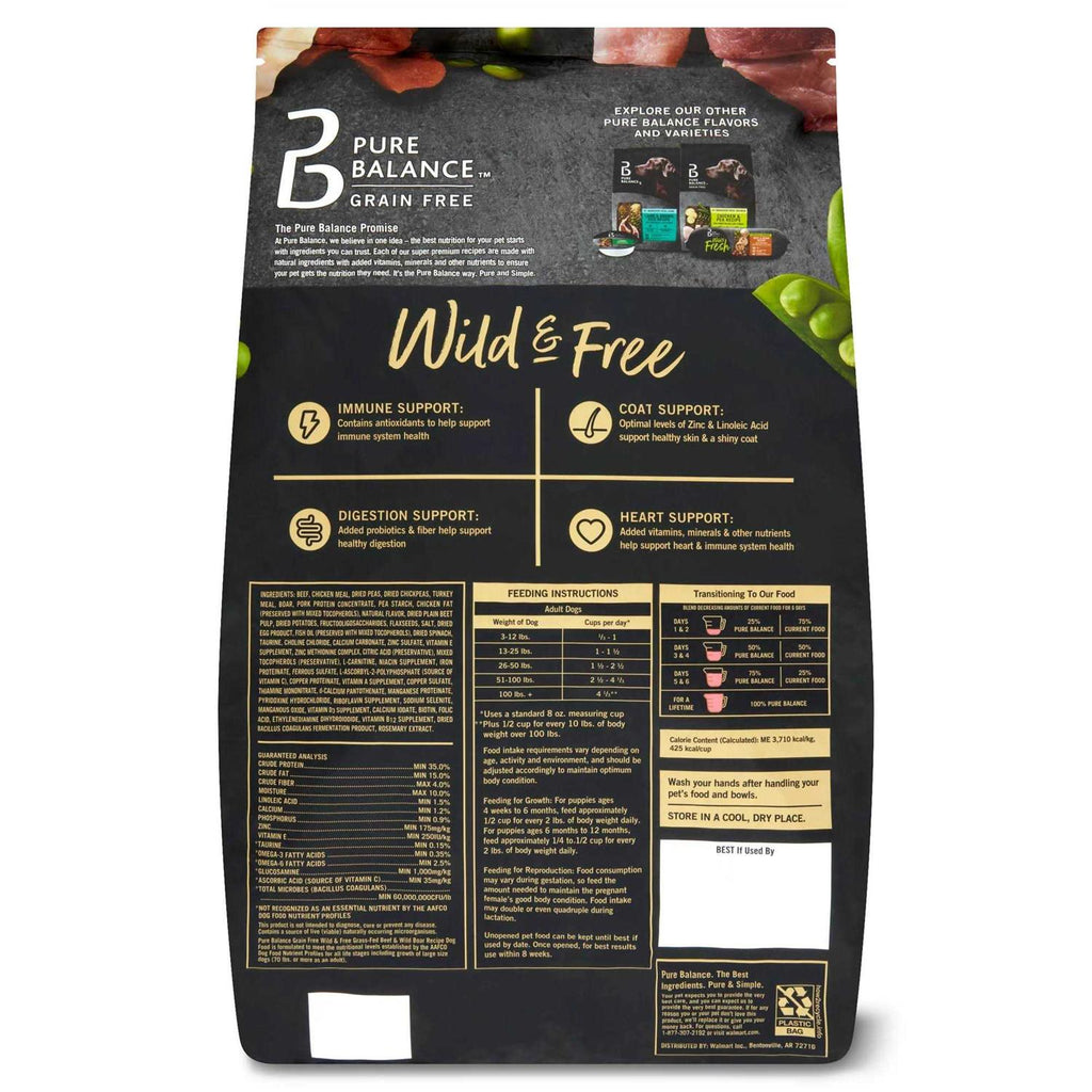 Beef & Wild Boar Recipe Dry Dog Food Z74516