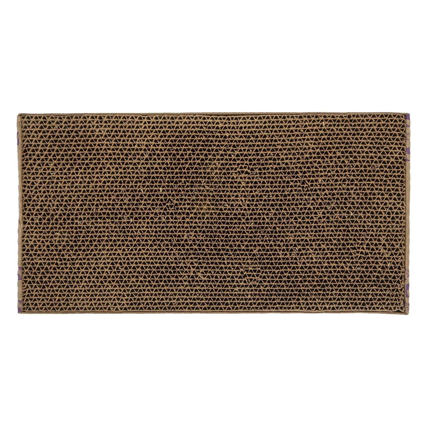 Double Wide Corrugated Cat Scratcher with Catnip V571515