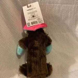Plush Dog Toy with Replaceable Bottle Y348265