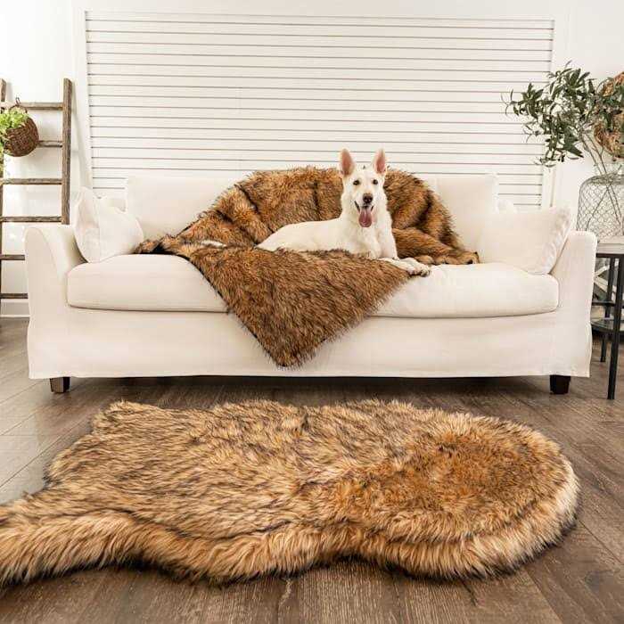 Orthopedic Dog Bed with Faux Fur F332