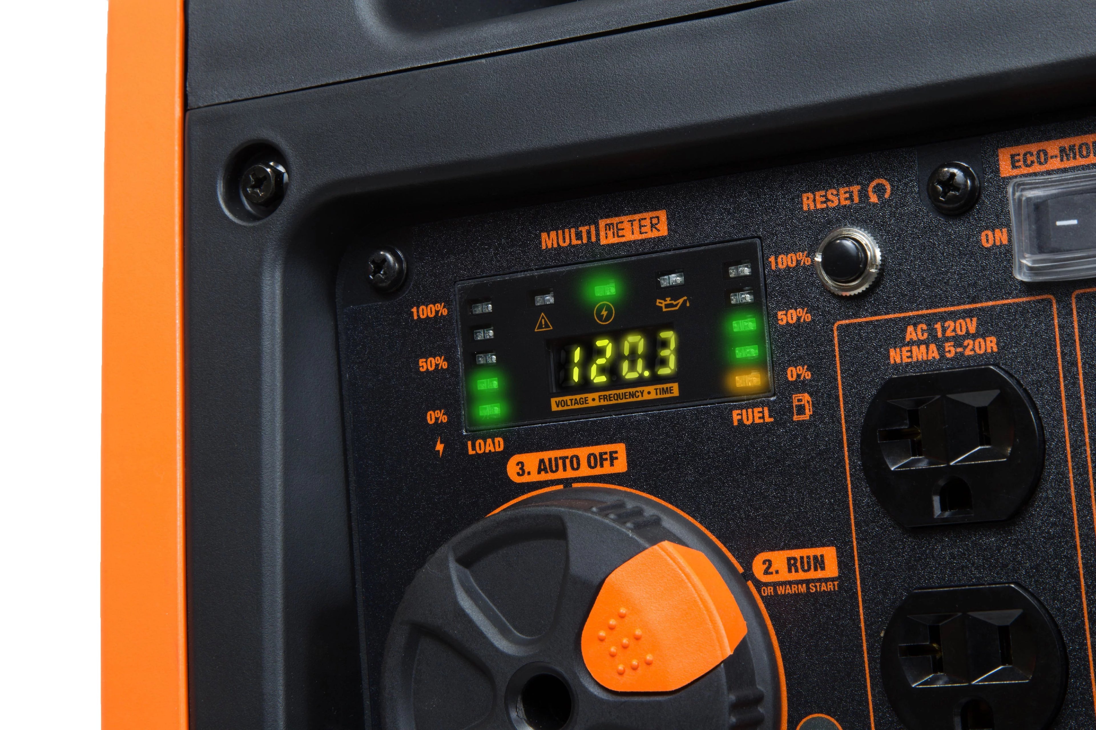 3800-Watt Portable Inverter Generator with Electric Start A854