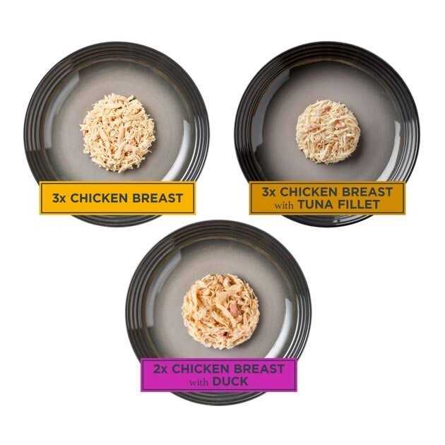 Wet Cat Food Chicken in Broth Variety Pack N97522