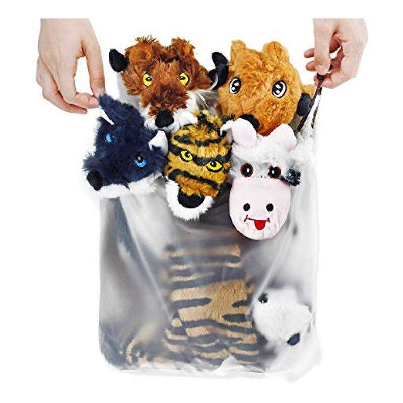 Crinkle Dog Toy for Small, Medium, and Large Breeds, No Stuffing Duck with Soft Squeaker I939020