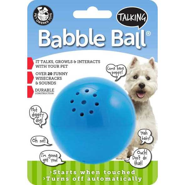 Talking Babble Ball Small for Pets O827511