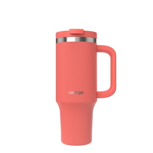 40oz Stainless Steel Vacuum Insulated Tumbler, Leak-Proof, Cold for 29 Hours O99583