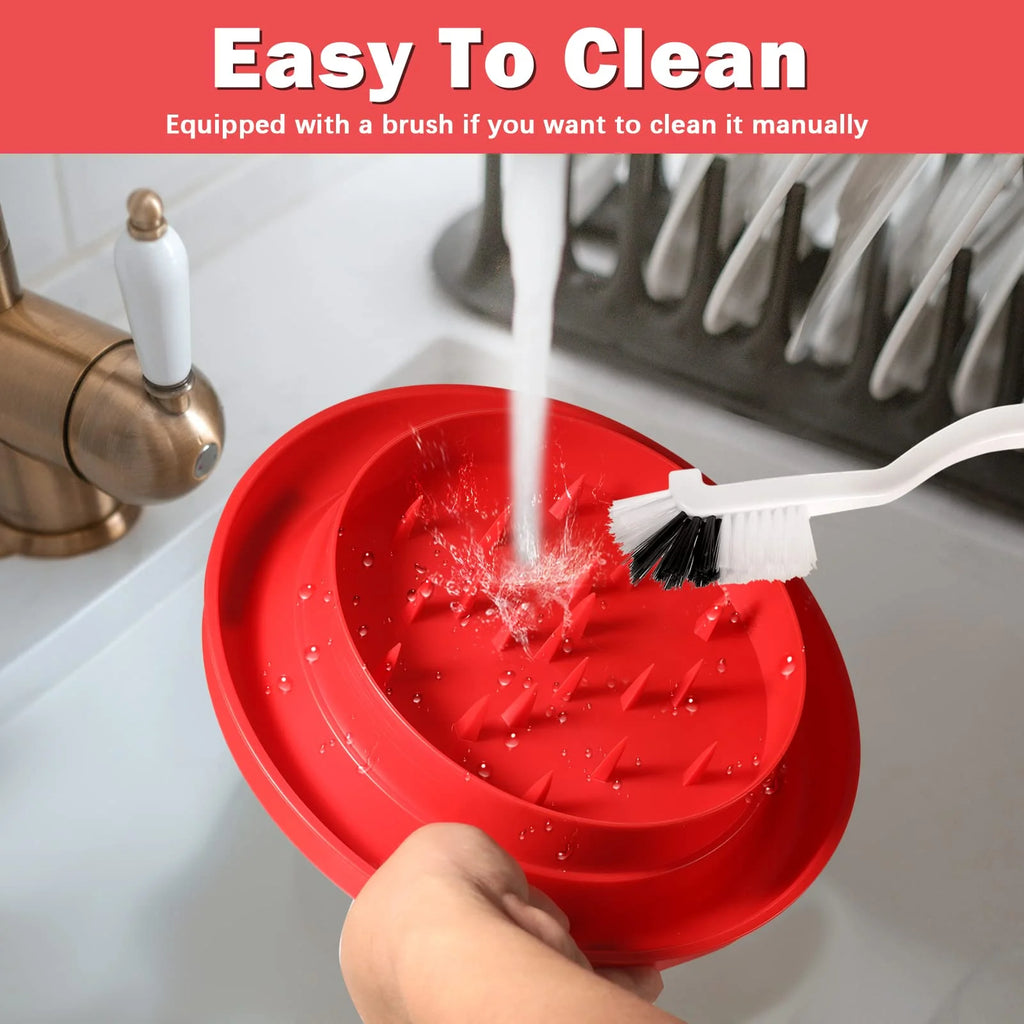 Chicken Shredder with Clear Cover and Non-Skid Base B693