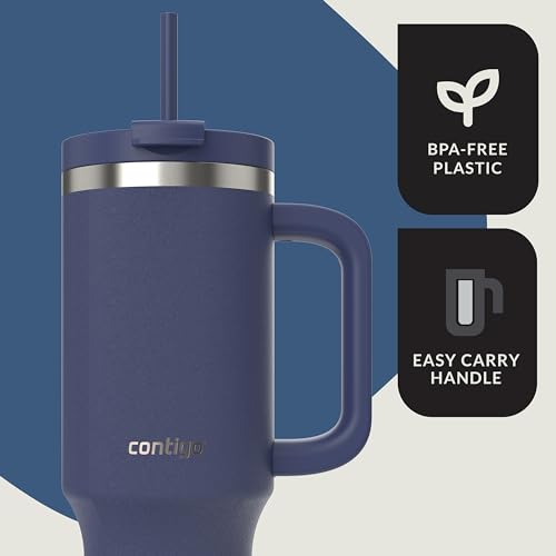40oz Stainless Steel Vacuum Insulated Tumbler, Leak-Proof, Cold for 29 Hours O99583
