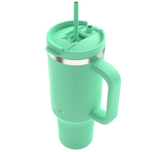 40oz Stainless Steel Vacuum Insulated Tumbler, Leak-Proof, Cold for 29 Hours O99583
