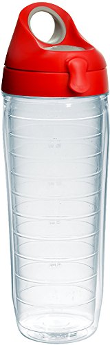 Double Walled Insulated Tumbler Travel Cup, 24oz 2pk, Blue Lid V78473