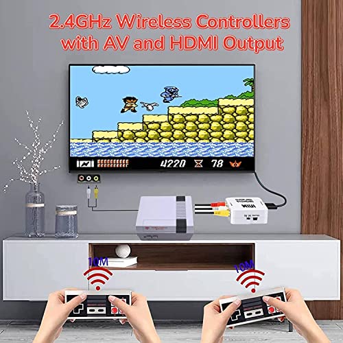 Mini Retro Game Console with 600 Built-in Games and Dual Wireless Controllers N2194