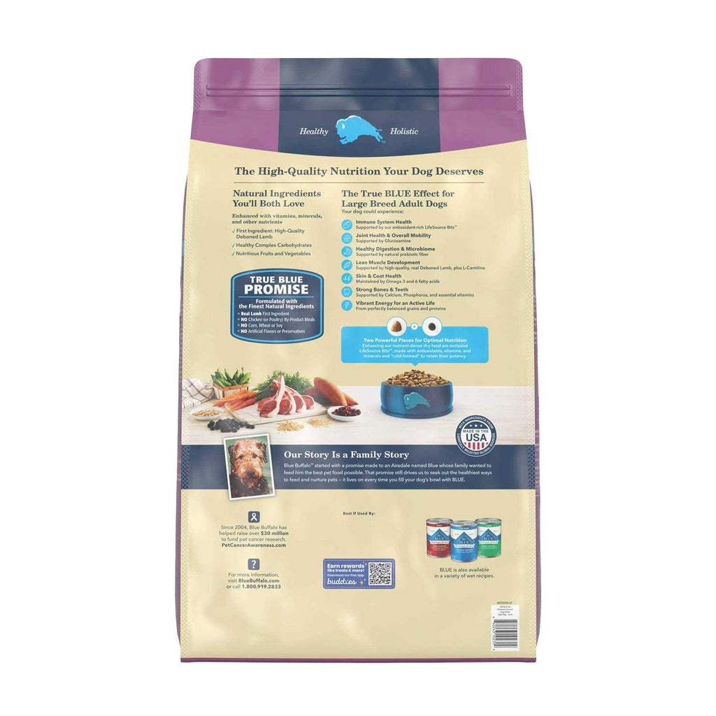 Large Breed Adult Lamb & Brown Rice Dry Dog Food Z155