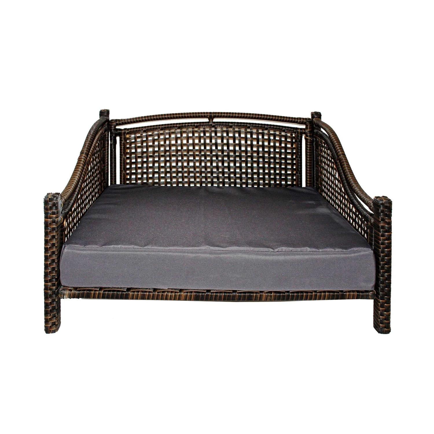 Iconic Pet Maharaja Rattan Indoor/Outdoor Pet Bed - Pet Supplies online store