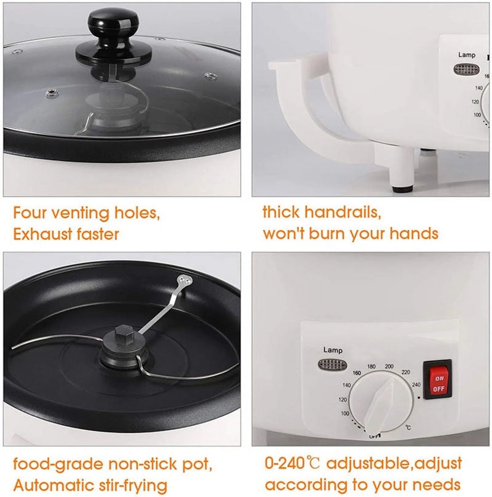 Electric Home Coffee Roaster for Bean Roasting S218542
