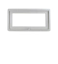 Shed Windows and More 36" x 12" Inward Opening Awning Window Tempered Low-E Glass White Vinyl Frame Casement Window