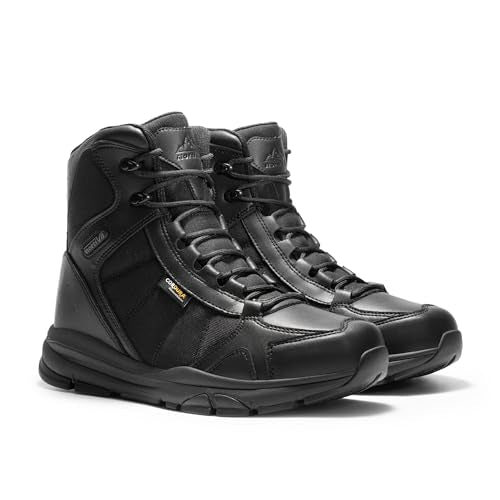 Men's Lightweight Tactical Work Boots for Hiking and Motorcycle S471808