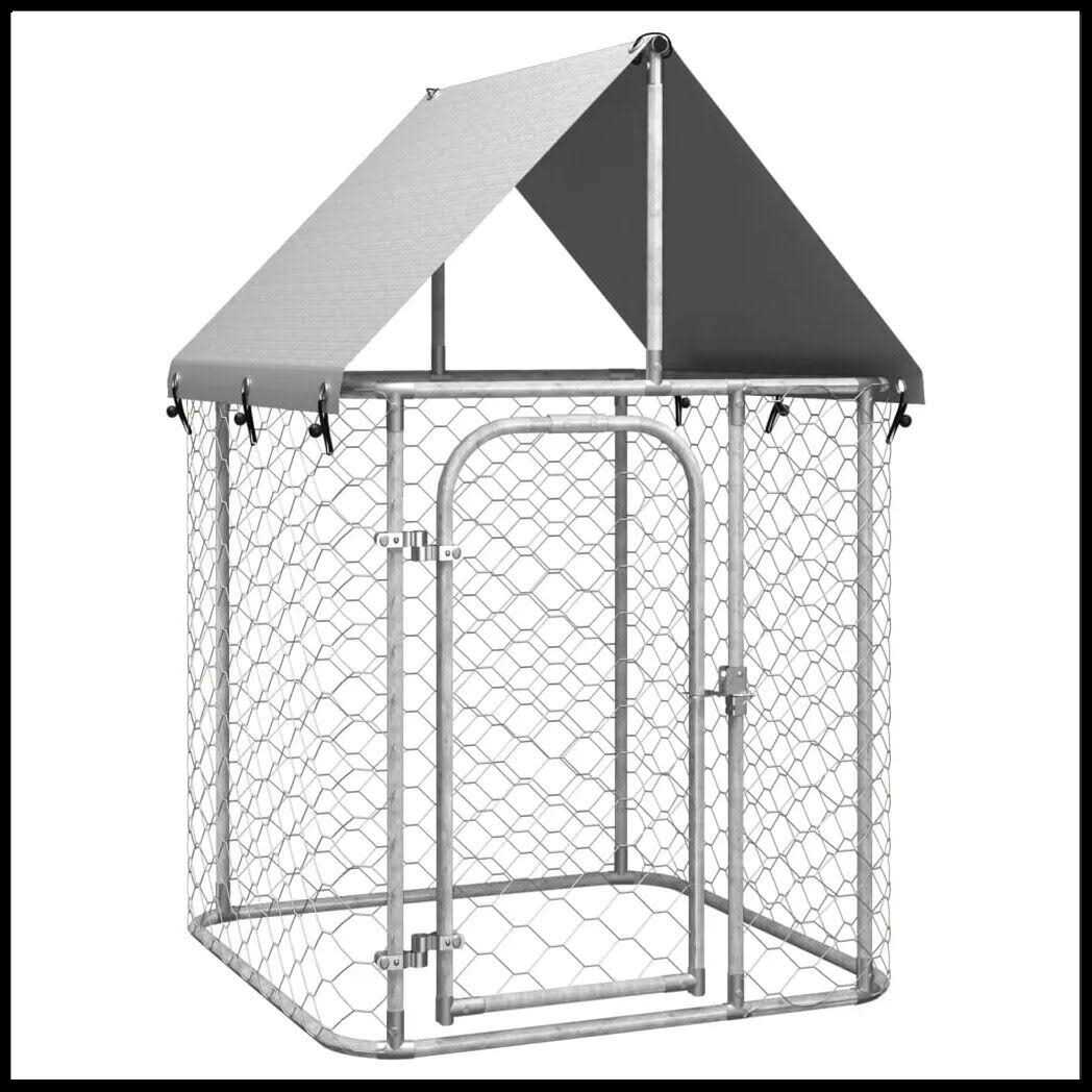Outdoor Dog Kennel with Roof O315245