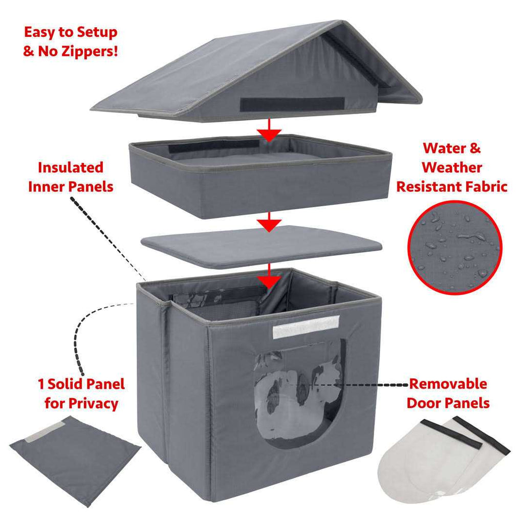 Outdoor Cat House N411