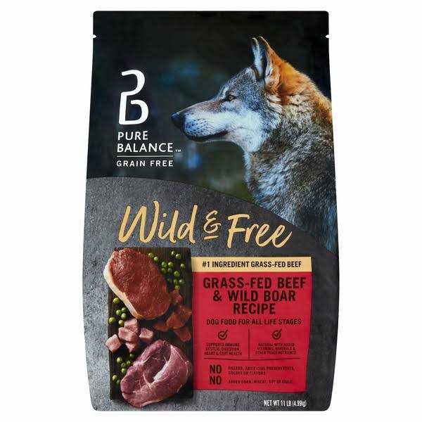 Pure Balance Wild &amp; Free Beef &amp; Wild Boar Recipe Dry Dog Food - Pet Supplies online store