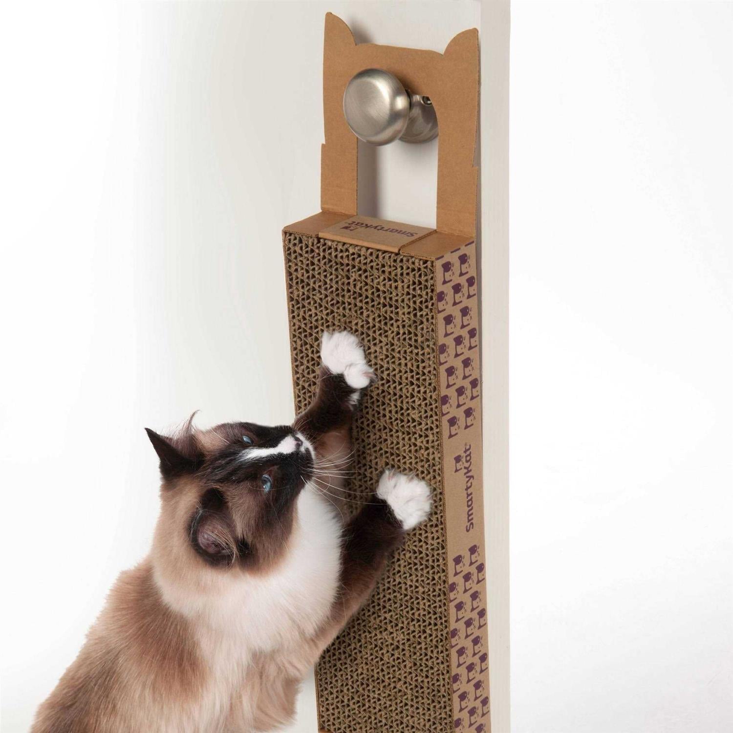 Catnip Infused Corrugated Hanging Cat Scratcher V125474