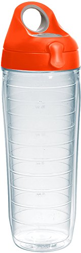 Double Walled Insulated Tumbler Travel Cup, 24oz 2pk, Blue Lid V78473