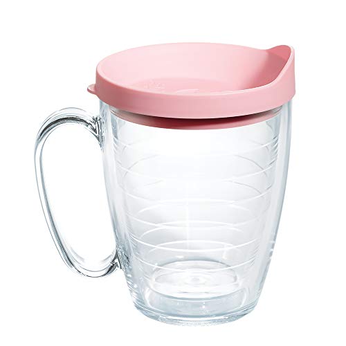 Double Walled Insulated Tumbler Travel Cup, 24oz 2pk, Blue Lid V78473