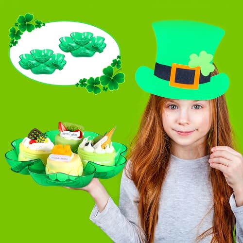 Christmas Tree Shaped Serving Tray Plastic Green Reusable Xmas Snack Platter Y735
