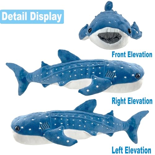 Giant Plush Whale Shark Stuffed Animal Pillow Toy V834