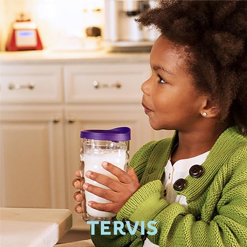 Double Walled Insulated Tumbler Travel Cup, 24oz 2pk, Blue Lid V78473