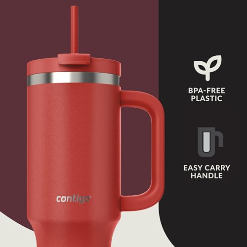 40oz Stainless Steel Vacuum Insulated Tumbler, Leak-Proof, Cold for 29 Hours O99583