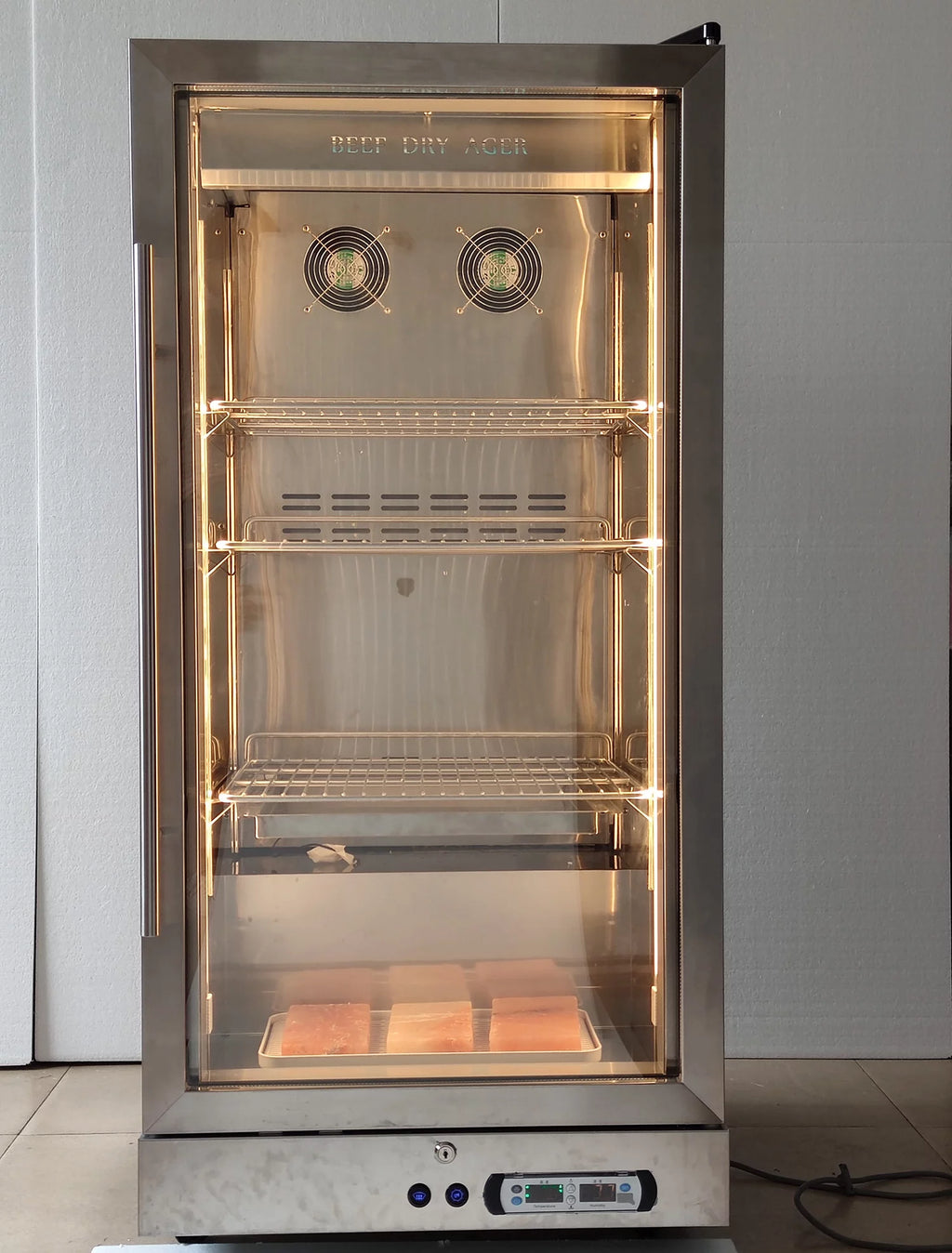 Commercial Dry Aging Beef Fridge Showcase, 268L, 4 Tiers B891