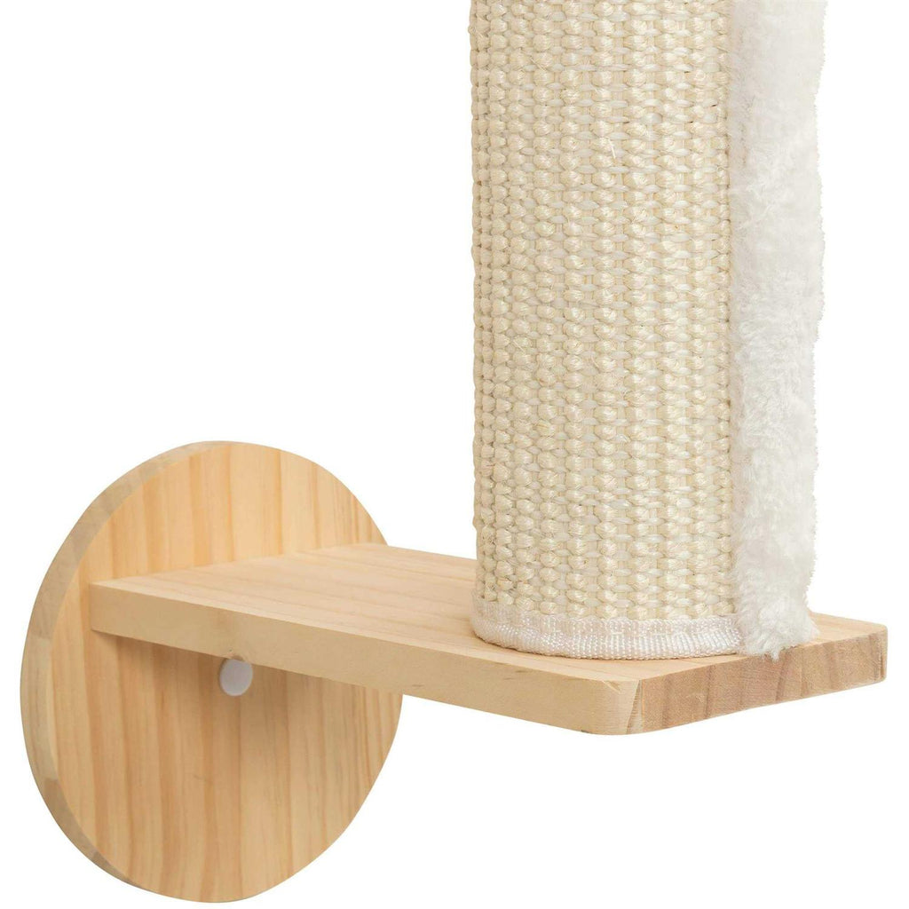 Wall Mount Cat Scratching Post with Perch L3611